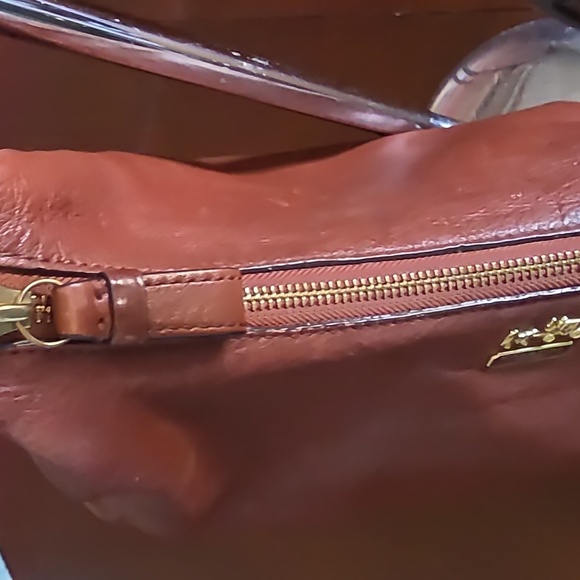 Coach Madison Haley Brown Leather Hobo Bag - Picture 4 of 9